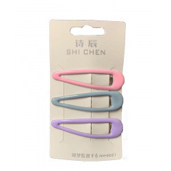 Barrette Hair Pin  (3pcs/pkt) Barrette Hair Pin  (3pcs/pkt)